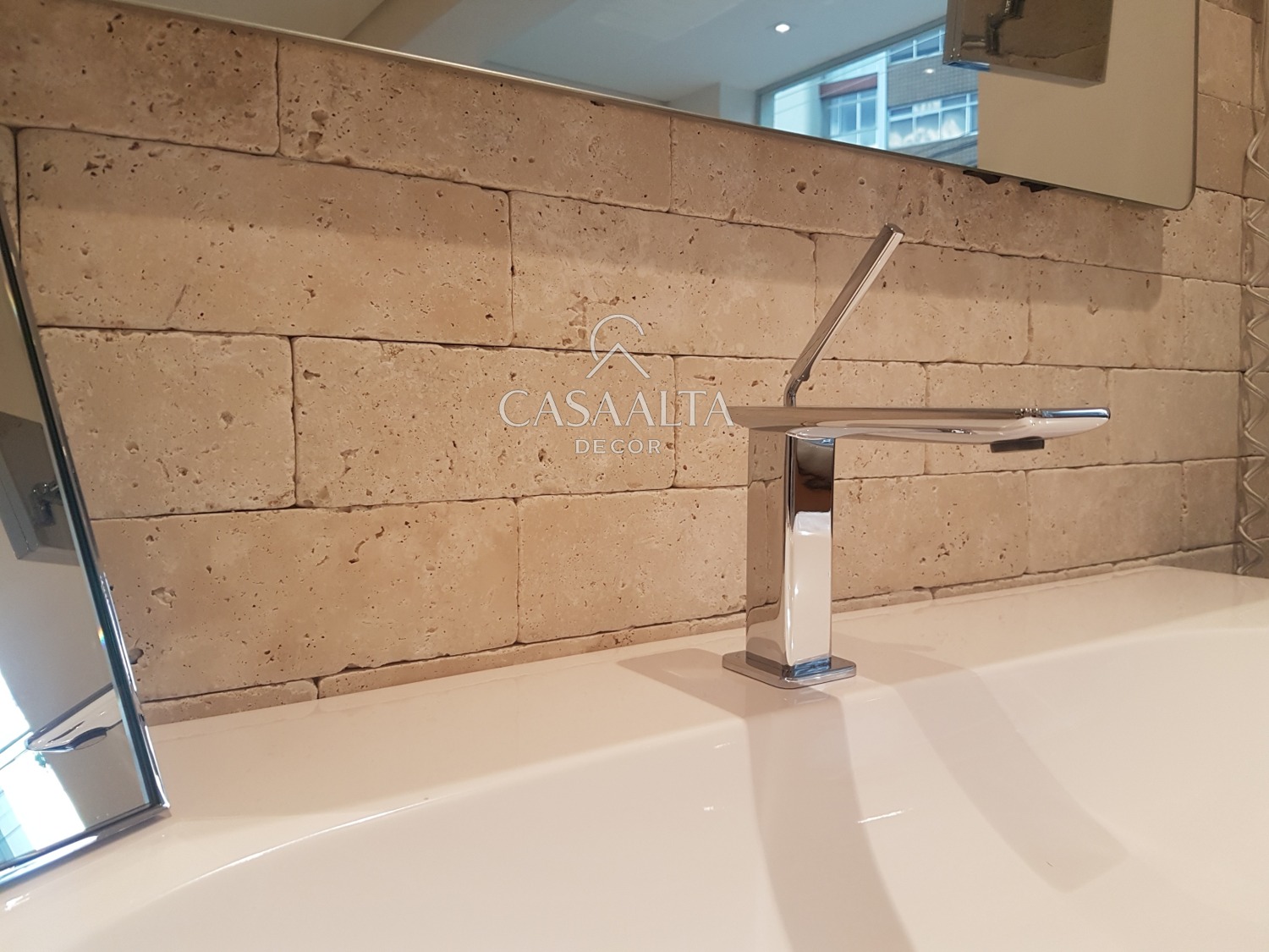 TRAVERTINO - ANTICATO LIGHT (TIJOLINHO) <br> 7,5cm x 20,3cm <br> (valor por m²) - Imagem 12