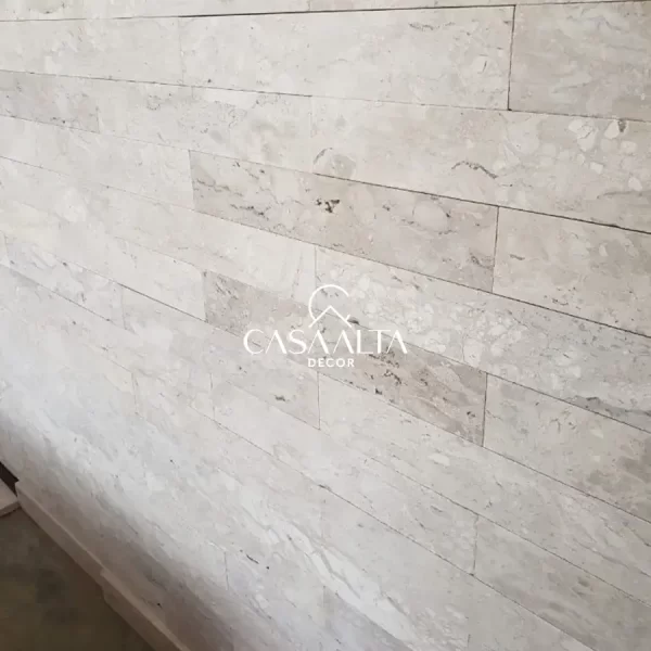 TRAVERTINO - RIPADO <br> 80cm x 12cm <br> (valor por m²)