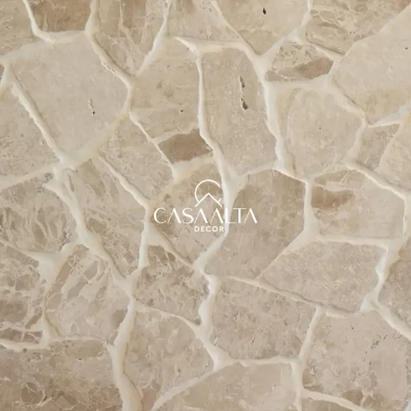 TRAVERTINO NACIONAL - ANTICATO ORGÂNICO <br> 10cm x 30cm <br> (valor por m²)